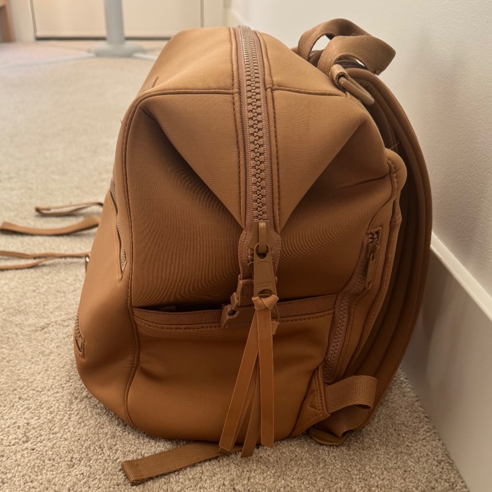 Dagne Dover Indi Neoprene Diaper Backpack, Sz Medium, Color Camel - Picture 6 of 10
